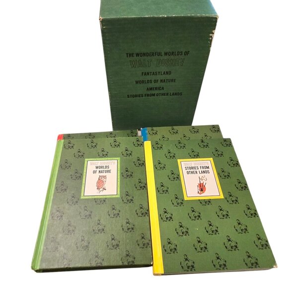 Walt Disney Boxed Book Set The Wonderful Worlds Of 1965 READ - Picture 3 of 16